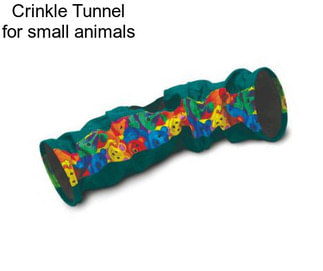 Crinkle Tunnel for small animals