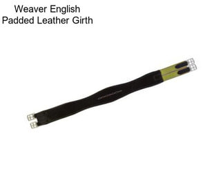 Weaver English Padded Leather Girth