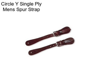 Circle Y Single Ply Mens Spur Strap