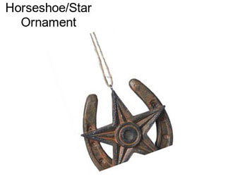Horseshoe/Star Ornament