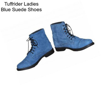 Tuffrider Ladies Blue Suede Shoes