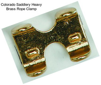 Colorado Saddlery Heavy Brass Rope Clamp