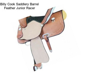 Billy Cook Saddlery Barrel Feather Junior Racer