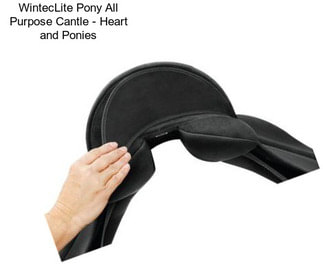 WintecLite Pony All Purpose Cantle - Heart and Ponies