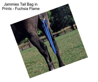 Jammies Tail Bag in Prints - Fuchsia Flame