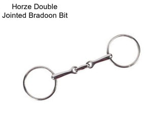 Horze Double Jointed Bradoon Bit