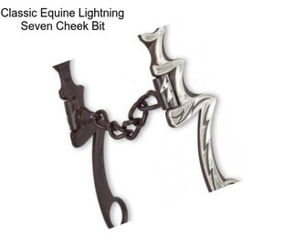 Classic Equine Lightning Seven Cheek Bit