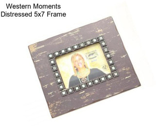 Western Moments Distressed 5x7 Frame