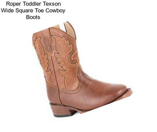 Roper Toddler Texson Wide Square Toe Cowboy Boots