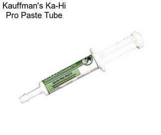 Kauffman\'s Ka-Hi Pro Paste Tube