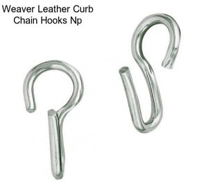 Weaver Leather Curb Chain Hooks Np