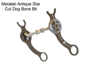 Metalab Antique Star Cut Dog Bone\