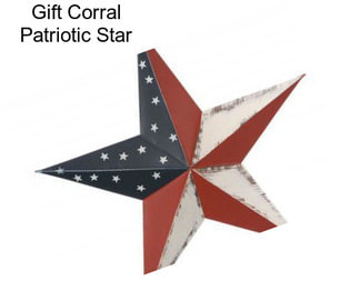 Gift Corral Patriotic Star