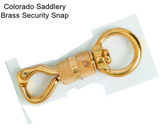 Colorado Saddlery Brass Security Snap