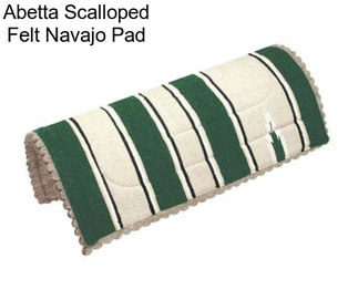 Abetta Scalloped Felt Navajo Pad