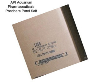 API Aquarium Pharmaceuticals Pondcare Pond Salt