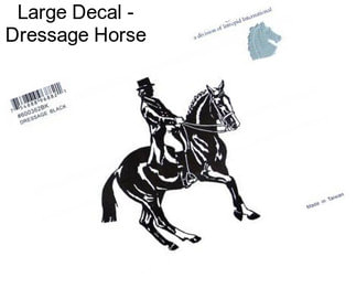 Large Decal - Dressage Horse