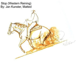 Stop (Western Reining) By: Jan Kunster, Matted