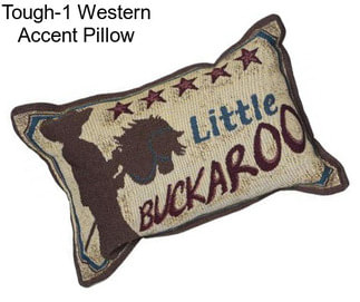 Tough-1 Western Accent Pillow