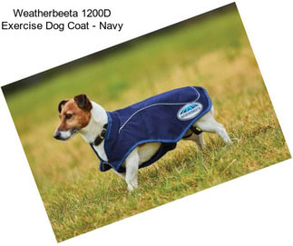 Weatherbeeta 1200D Exercise Dog Coat - Navy