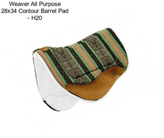 Weaver All Purpose 28x34 Contour Barrel Pad - H20