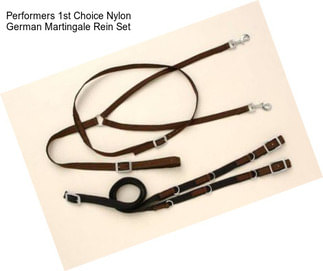 Performers 1st Choice Nylon German Martingale Rein Set