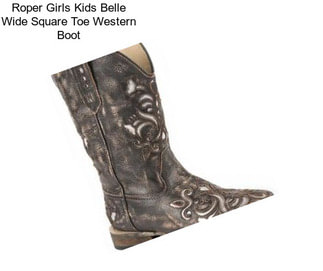 Roper Girls Kids Belle Wide Square Toe Western Boot