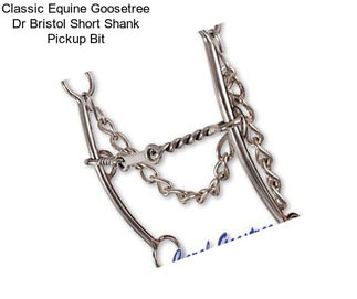 Classic Equine Goosetree Dr Bristol Short Shank Pickup Bit