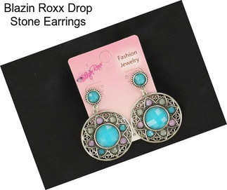 Blazin Roxx Drop Stone Earrings