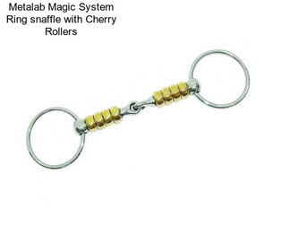 Metalab Magic System Ring snaffle with Cherry Rollers