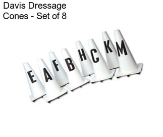 Davis Dressage Cones - Set of 8