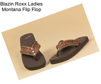 Blazin Roxx Ladies Montana Flip Flop