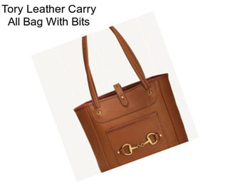 Tory Leather Carry All Bag With Bits