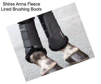 Shires Arma Fleece Lined Brushing Boots