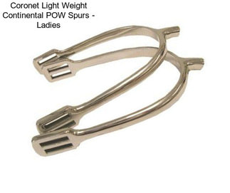 Coronet Light Weight Continental POW Spurs - Ladies