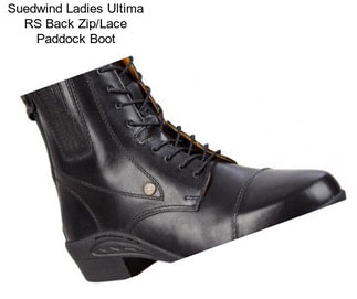 Suedwind Ladies Ultima RS Back Zip/Lace Paddock Boot