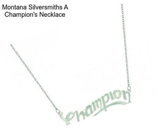 Montana Silversmiths A Champion\'s Necklace