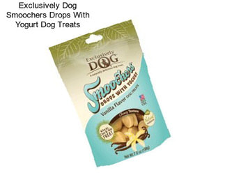 Exclusively Dog Smoochers Drops With Yogurt Dog Treats