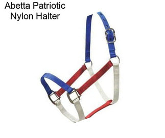 Abetta Patriotic Nylon Halter