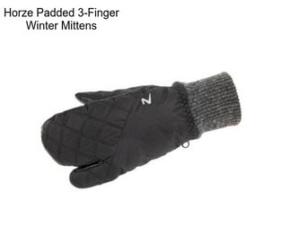 Horze Padded 3-Finger Winter Mittens
