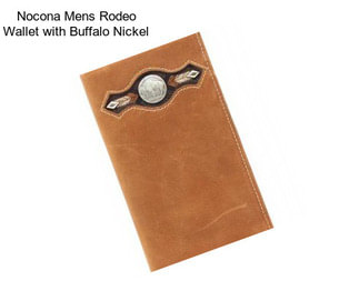 Nocona Mens Rodeo Wallet with Buffalo Nickel