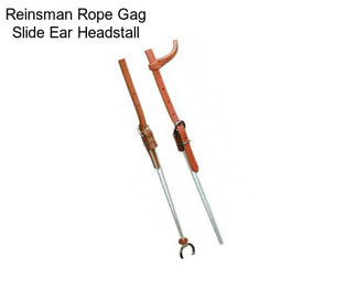 Reinsman Rope Gag Slide Ear Headstall