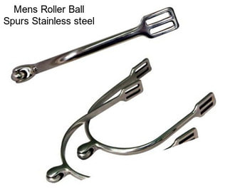 Mens Roller Ball Spurs Stainless steel