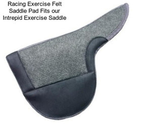 Racing Exercise Felt Saddle Pad Fits our Intrepid Exercise Saddle