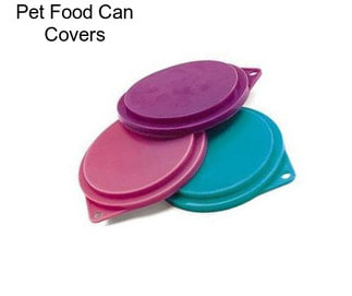 Pet Food Can Covers