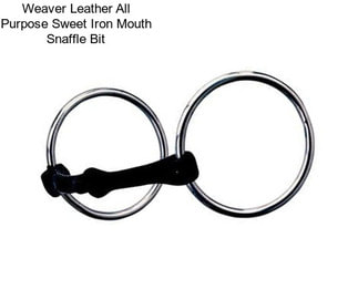 Weaver Leather All Purpose Sweet Iron Mouth Snaffle Bit