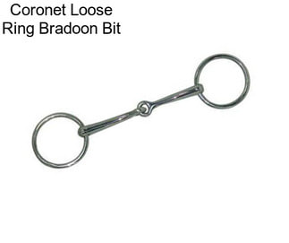 Coronet Loose Ring Bradoon Bit