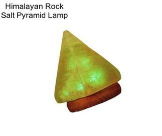 Himalayan Rock Salt Pyramid Lamp