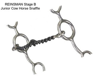 REINSMAN Stage B Junior Cow Horse Snaffle