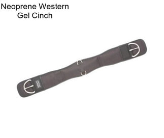 Neoprene Western Gel Cinch